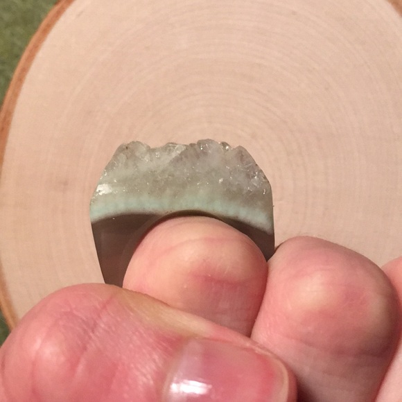 Druzy Ring size 9 - Picture 7 of 8